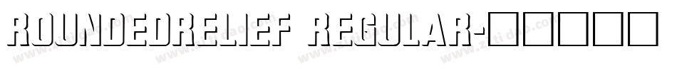 RoundedRelief Regular字体转换